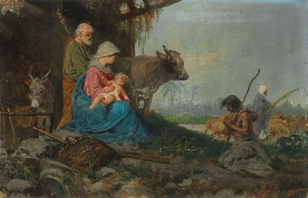 Pietro - Adorazione dei pastori, Museum of Fine Arts, Budapest
